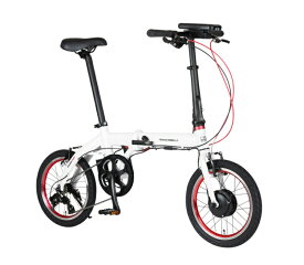 TRANS MOBILLY （トランスモバイリー）ULTRA LIGHT E-BIKE NEXT163-S 電動自転車 折りたたみ/ ホワイト