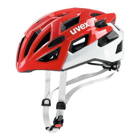 UVEX/ウベックス RACE 7 ヘルメット /レッド/ホワイト (サイクルヘルメット)