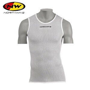 �m�[�X�E�F�[�u ���C�g �X���[�u���X (�z���C�g) 89101115 NORTHWAVE LIGHT SLEEVE LESS