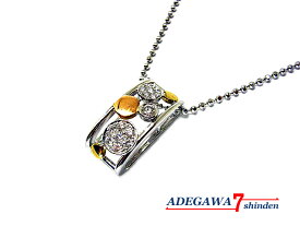 タサキ（TASAKI）★K18WG/YG/PG・ダイヤ0.29ct・ペンダント・ネックレス・スライドチェーン■アデ川質店 新田店■【質屋出店】【中古】