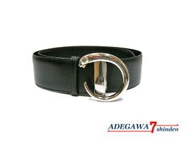 カルティエ（Cartier）★ベルト・パンテール・パンサー・シルバーバックル・カーフレザー・ブラック・50MM・90cm・L5000123★新品同様品■アデ川質店 新田店■【質屋出店】【中古】