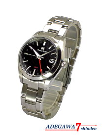 グランドセイコー（Grand Seiko）★ヘリテージコレクション・GMT・SS・クオーツ・ブラック文字盤・SBGN013/9F86-0AF0・メンズ★新品同様品■アデ川質店 新田店■【質屋出店】【中古】