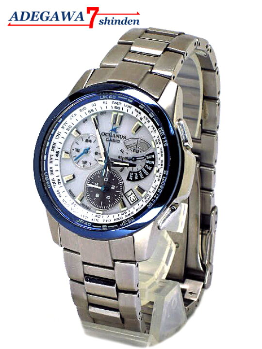 楽天市場】カシオ（CASIO）☆オシアナス・タフソーラー 電波時計 