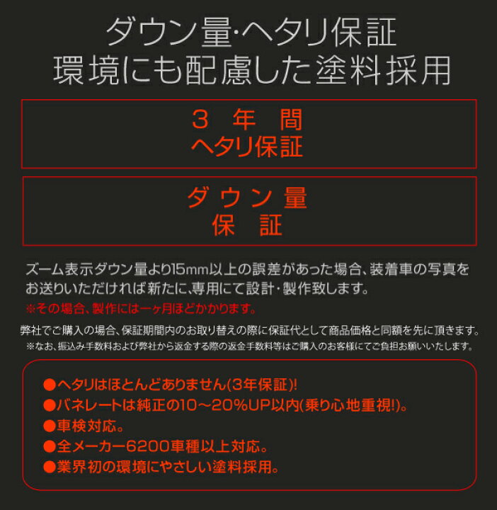 楽天市場】ダウンサス トヨタ プロボックス NCP51V 1NZ-FE 2WD 1.5L 