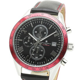 Salvatore Marra 腕時計 メンズ SM19108 SSBKRD1 クオーツ クロノグラフ 10気圧防水 革ベルト ケース経 42mm