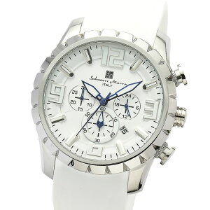Salvatore Marra �r���v �����Y SM22111 SSWH/WH �N�I�[�c �N���m�O���t 10�C���h�� ���o�[�x���g �P�[�X�o 45mm