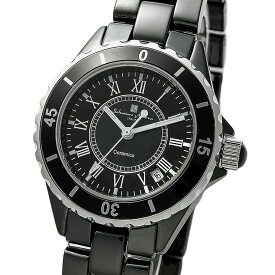 Salvatore Marra 腕時計 メンズ SM23103 BKR クオーツ 人気モデル復活 3気圧防水 セラミックベルト ケース経 39mm