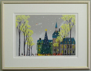 【大衣サイズ】版画SDL10 光のクリスマス・クリスマス吉岡浩太郎