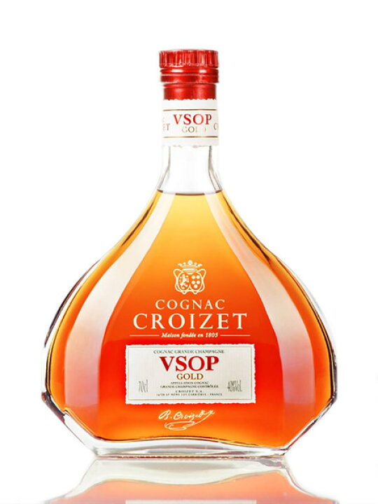 楽天市場】コニャック CROIZET クロアーゼ VSOP Gold 700ml 専用ギフト 