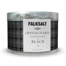 地中海クリスタルフレークソルトブラック125g ピラミッドの型をした結晶が美しい海水塩