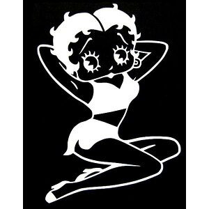 �X�e�b�J�[ �Z�N�V�[�x�e�B�u�[�v �z���C�g �J�b�e�B���O�X�e�b�J�[ �� �o�C�N �f�J�[�� �V�[�� �]�� �x�e�B����� �x�e�B �x�e�B�u�[�v BETTY BOOP �L�����N�^�[ ���������� ���킢�� �A����