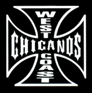 �X�e�b�J�[ WEST COAST CHICANOS �z���C�g �� �o�C�N �f�J�[�� �V�[�� �]�� �J�b�e�B���O�X�e�b�J�[ �V�[�� ���������� ���[���C�_�[ Lowrider �A�����J ���L�V�R �G�� ���L�V�J�� MEXICO