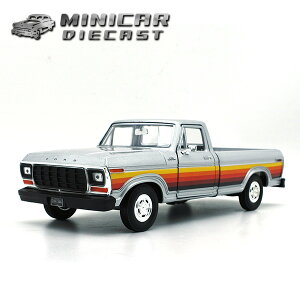 yݗLz 1/24  ~jJ[ 1979 Ford F-150 Custom Vo[ IW CG[ bh C 1979N tH[h F150 JX^ gbN A [^[}bNX MOTOR MAX AJ G 󂠂