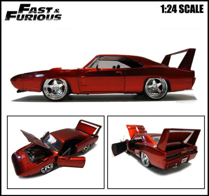 楽天市場】1/24 ワイルドスピード 箱入り ミニカー 1969 DODGE CHARGER 