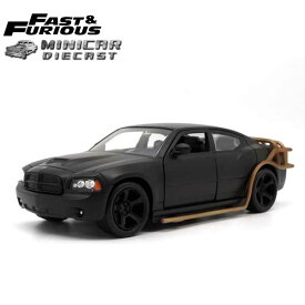 1/24 ワイルドスピード 箱入り ミニカー 2006 DODGE CHARGER マットブラック ダッジ チャージャー アメ車 FAST&FURIOUS WILD SPEED ワイルド・スピード ワイルド スピード ワイスピ ジャダトイズ マッスルカー JadaToys MUSCLE CAR