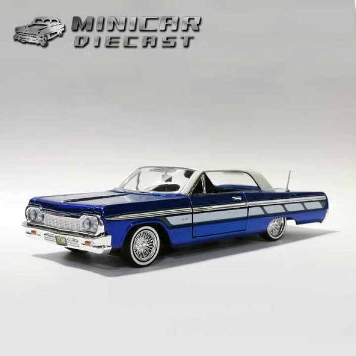 楽天市場】1/24 箱入り ミニカー 1964 CHEVROLET IMPALA GET LOW 