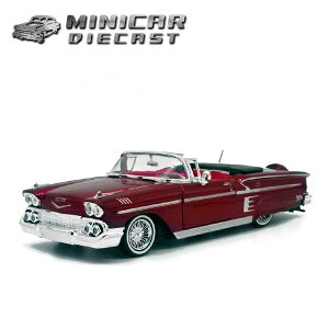 1/24  ~jJ[ 1958 CHEVY IMPALA GET LOW ^bh V{[ Cp Qbg [ A [C_[ VFr[ [^[}bNX Lowrider CHEVROLET MOTOR MAX 1958N 