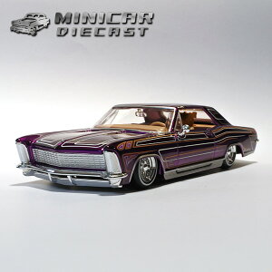 1/26 ������ �~�j�J�[ 1965 BUICK RIVIERA ���^���b�N�p�[�v�� �z���C�g �r���C�b�N ���[�K�� �A���� ���^���b�N �p�[�v�� Lowrider ���[���C�_�[ �}�C�X�g maisto �A�����J �G��