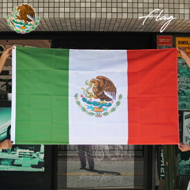 メキシコ 国旗 フラッグ バナー 旗 タペストリー ウォールインテリア ディスプレイ 装飾 屋内 屋外 ロゴ インテリア MEXICO メキシコ国旗 国旗 メキシカン ウォールアート インテリア ガレージ Lowrider ローライダー アメリカ 雑貨