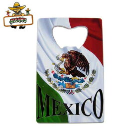 メキシコ 国旗 ボトルオープナー 栓抜き ロゴ シンプル 瓶 旗 キッチン おしゃれ プレゼント ロゴ 飾り 装飾 キッチン グッズ メキシコビール corona extra インテリア ガレージ MEXICO メキシカン メキシコ 雑貨