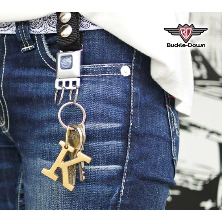 楽天市場 キーホルダー キーリング バックルダウン ミニ 鍵 シートベルト 全4種類 2連 シボレー コルベット Gm Chevrolet Corvette Buckle Down ベルト アメリカ雑貨とミニカーのアイカム