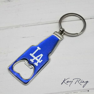 メタルキーホルダー LA ボトル型 キーチェーン キーリング キーチャーム キーホルダー ロゴ ロサンゼルス Los Angeles カリフォルニア CALIFORNIA 栓抜き ボトルオープナー 車のカギ 鍵 アメリカ 雑