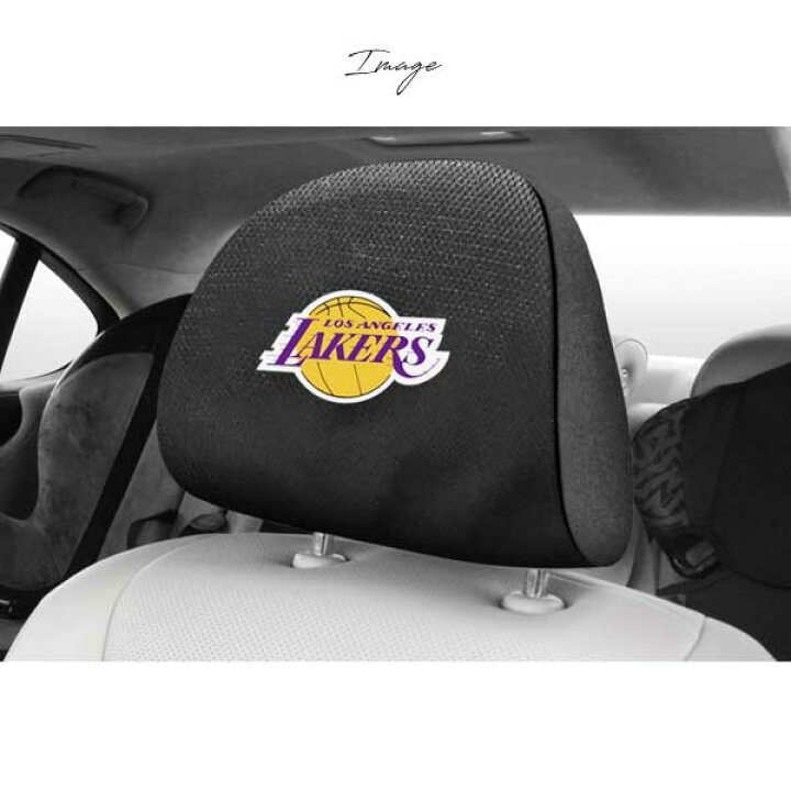 楽天市場 ヘッドレストカバー レイカーズ グッズ 2個 ワンセット ペア 刺繍 カーアクセサリー 車内 インテリア Losangeles Lakers バスケ ブラック 黒 メッシュ アメリカ雑貨とミニカーのアイカム