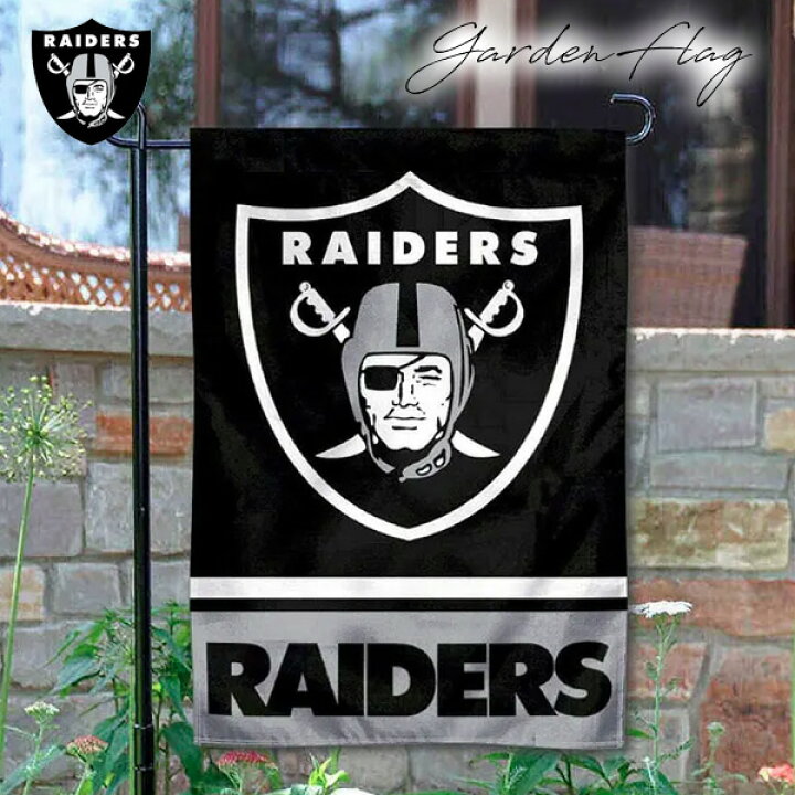 楽天市場】レイダース ガーデンフラッグ フラッグ raiders NFL RAIDERS 