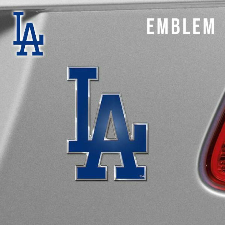 楽天市場】ドジャース ロゴ エンブレム アルミ製 ブルー MLB dodgers 