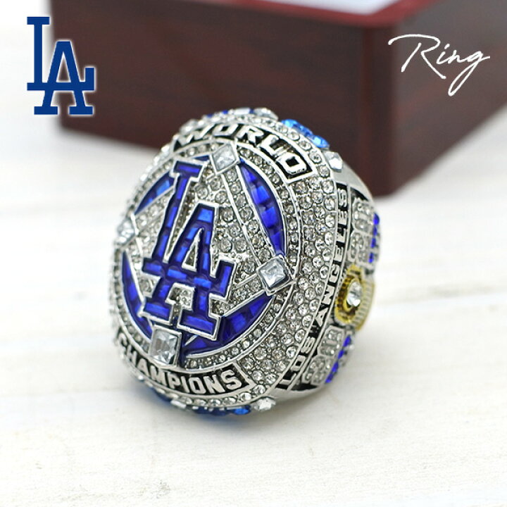 楽天市場】ドジャース チャンピオンリング 指輪 リング MLB dodgers LA 