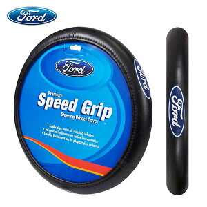�n���h���J�o�[ �t�H�[�h �X�e�A�����O�J�o�[ FORD ���S �����|�C���g �u���b�N �u���[ �X�e�A�����O�z�C�[���J�o�[ STEERING WHEEL COVER �ėp �� �ԗp�i �J�[�p�i �ԓ��A�N�Z�T���[ ���� �J�[�A�N