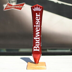 新品 ビアサーバーノブ Budweiser 約21.2cm バドワイザー アルミ ビールサーバーノブ ビアタップ ハンドル レッド メタリック オートパーツ カスタム カーアクセサリー インテリア おしゃれ シン