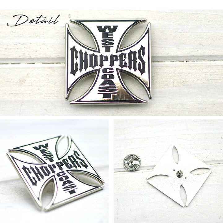 楽天市場】WEST COAST CHOPPERS ピンバッジ ウエストコースト 