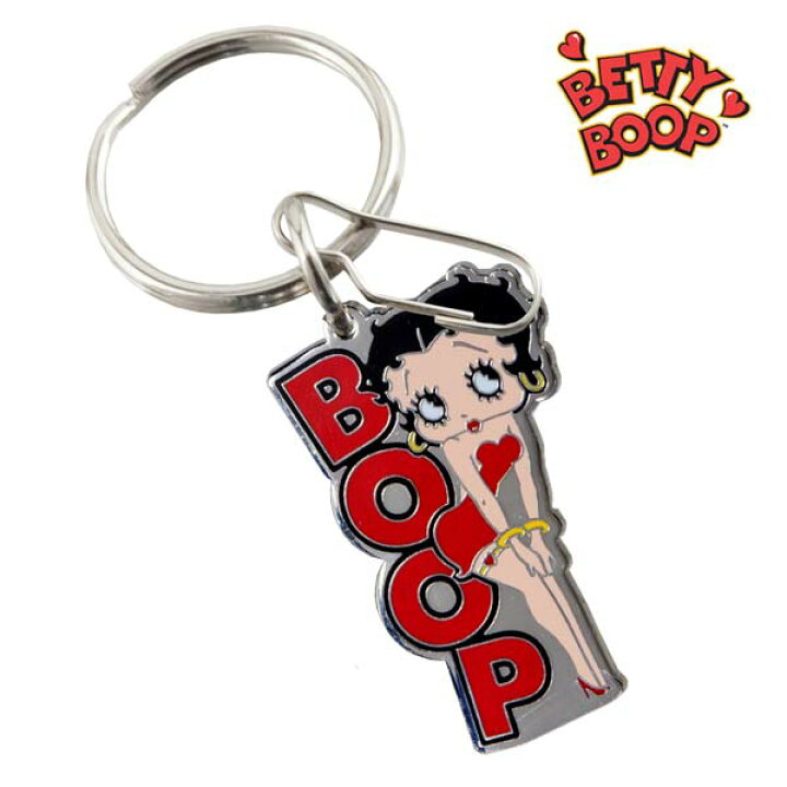 楽天市場】ベティブープ フック付き キーリング BETTYBOOP 