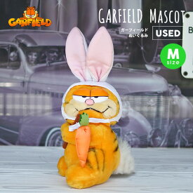 海外直輸入 USED品 ガーフィールド ぬいぐるみ M ヴィンテージ品 キャラクター ウサギ ラビット うさぎ 人参 にんじん オレンジ マスコット かわいい Vintage インテリア 置物 人形 猫 ネコ インテリア ディスプレイ 飾り 装飾 アメリカン レア GARFIELD アメリカ 雑貨