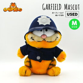 海外直輸入 USED品 ガーフィールド ぬいぐるみ M ヴィンテージ品 キャラクター オレンジ マスコット police 警察官 イギリス かわいい Vintage インテリア 置物 人形 猫 ネコ インテリア ディスプレイ 飾り 装飾 アメリカン レア ヴィンテージ GARFIELD アメリカ 雑貨