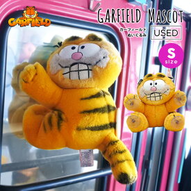海外直輸入 USED品 ガーフィールド ぬいぐるみ S 吸盤付き ヴィンテージ品 張り付き GARFIELD キャラクター オレンジ マスコット 吸盤 車 窓 首 回る かわいい Vintage インテリア ガレージ 置物 人形 猫 ネコ ディスプレイ プレゼント アメリカン レア アメリカ 雑貨