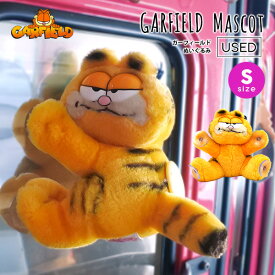 海外直輸入USED品 ガーフィールド ぬいぐるみ S ヴィンテージ品 GARFIELD キャラクター オレンジ マスコット 吸盤 車 窓 首 回る 張り付き かわいい Vintage インテリア ガレージ 置物 人形 猫 ネコ ディスプレイ プレゼント アメリカン レア アメリカ 雑貨