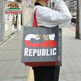 Ralphs エコバッグ カリフォルニア ベア トートバッグ ラルフス かばん 買い物 ショッピング バッグ バック コンパクト 肩掛け 軽量 大容量 マチ広 マチあり CALIFORNIA REPUBLIC BEAR 州旗 LA スーパー スーパーマーケット おしゃれ 袋 レジャー ビーチ 旅行 アメリカ 雑貨