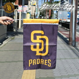 サンディエゴ パドレス ガーデンフラッグ MLB San Diego Padres バナー 旗 タペストリー ロゴ インテリア ウォールアート 飾り メジャーリーグ ベースボール 野球 アメリカ 雑貨