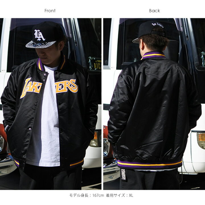 楽天市場】レイカーズ スタジャン メンズ ジャケット Mitchell & Ness 