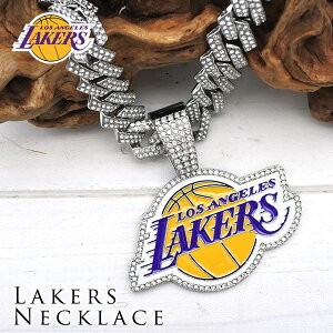 ���C�J�[�Y �l�b�N���X ���S NBA LOS ANGELES LAKERS ���T���[���X �o�X�P�b�g�{�[�� �y���_���g �V���o�[ �`�F�[�� ������� �����Y �W���G���[ �u�����u���� ���[���~���[ �n���M���O ���[���C�_