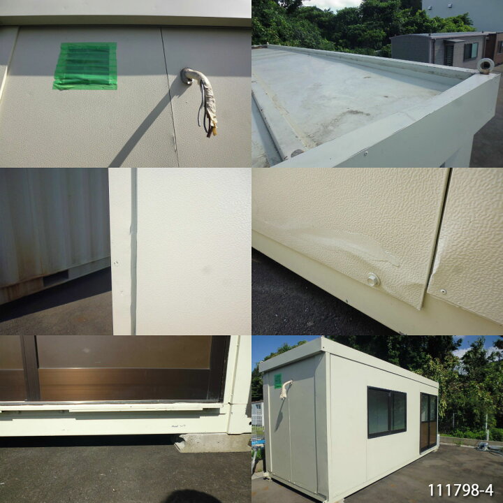 楽天市場】【111798】【中古】5.6m中古ユニットハウス 4坪 8帖 13.44 