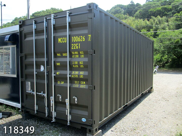 楽天市場】【118349】【中古】4.4坪 20ftコンテナ 8.9帖 14.7平米 中古  