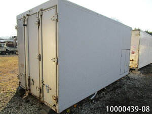 【10000439-08】【中古】4.4mトラックコンテナ 2.8坪 5.6帖 9.2平米 中古ユニットハウス 中古プレハブ 中古コンテナ スーパーハウス バイクガレージ 事務所 倉庫 物置 店舗 仮設 車屋