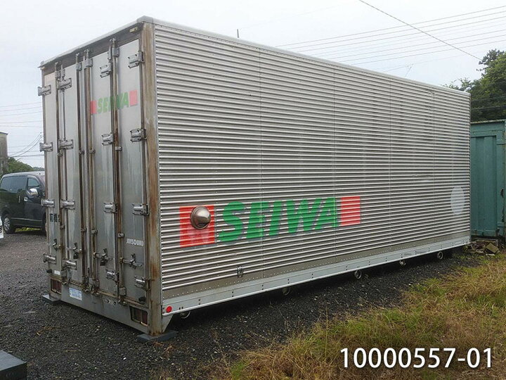 楽天市場】【10000557-01】【中古】6.3mアルミトラックコンテナ 4.3坪  