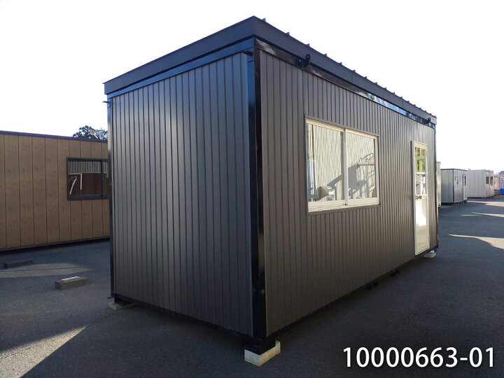 楽天市場 01 中古 5 5mユニットハウス 3 8坪 7 6帖 12 5平米 中古プレハブ 中古コンテナ スーパーハウス バイクガレージ 事務所 倉庫 物置 店舗 仮設 車屋 現状販売特別価格 ビッグ10