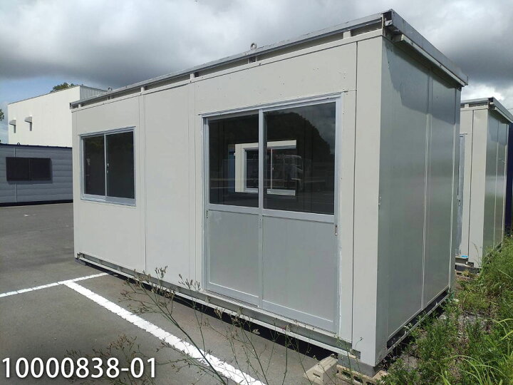 楽天市場 01 中古 5 4mユニットハウス 3 9坪 7 8帖 12 9平米 中古プレハブ 中古コンテナ スーパーハウス バイクガレージ 事務所 倉庫 物置 店舗 仮設 車屋 現状販売特別価格 ビッグ10