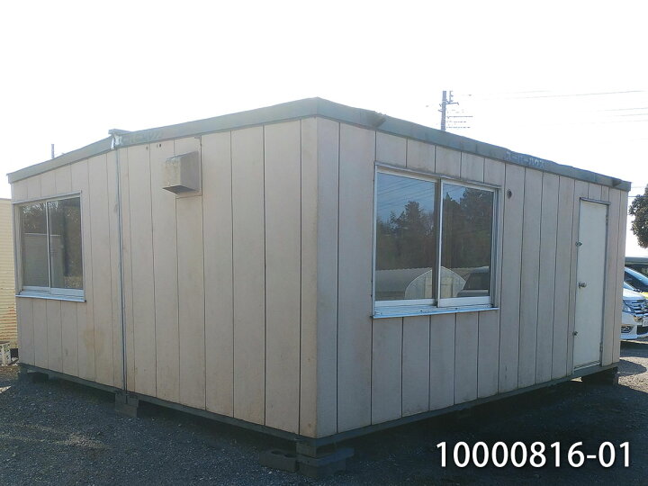 楽天市場】【中古】 5.5m 2連棟 ユニットハウス 8.2坪 16.4畳 27.2平米  