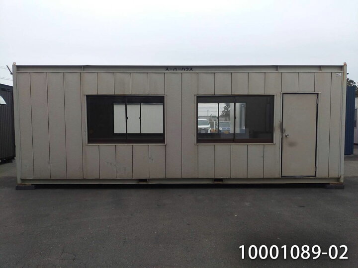 楽天市場】【10001089-02】【中古】7.2m ユニットハウス 5.0坪 10.1帖 